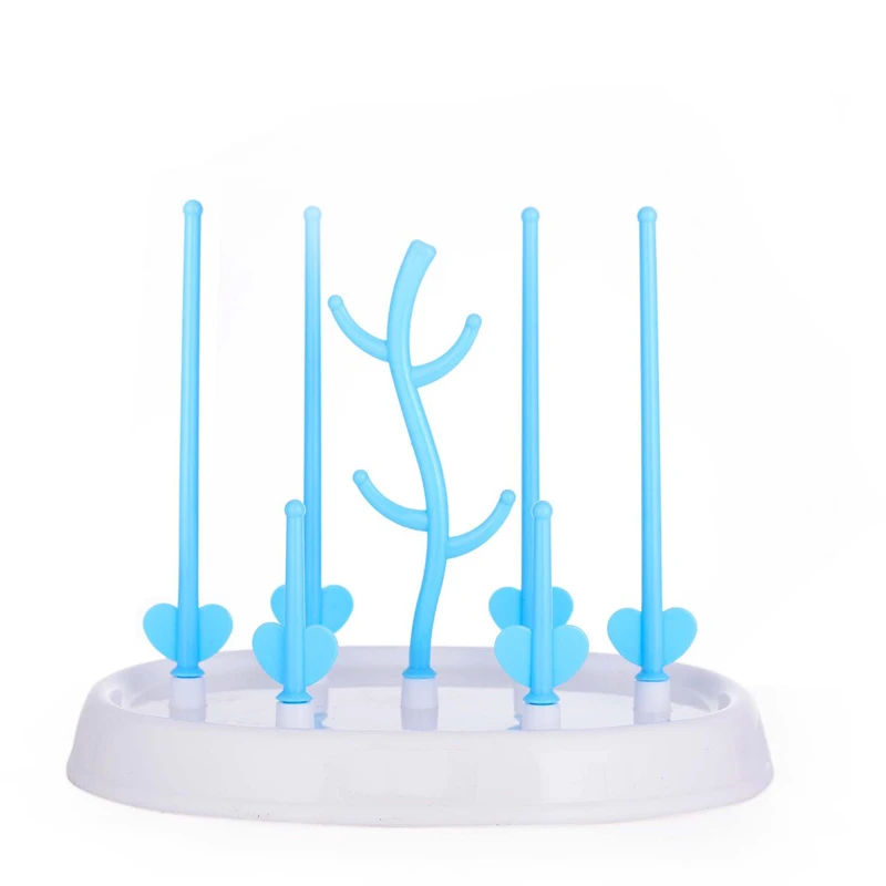 Baby Bottle Drying Rack Simple Tree Shape Cleaning Dryer Drainer Detachable Useful Infant Milk Cup Nipple Pacifier Holder