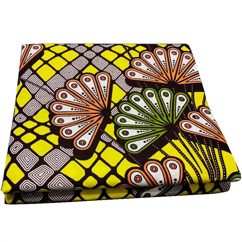 Оптовая продажа Нигерийский Африканский Золотой Анкара мягкая новая восковая