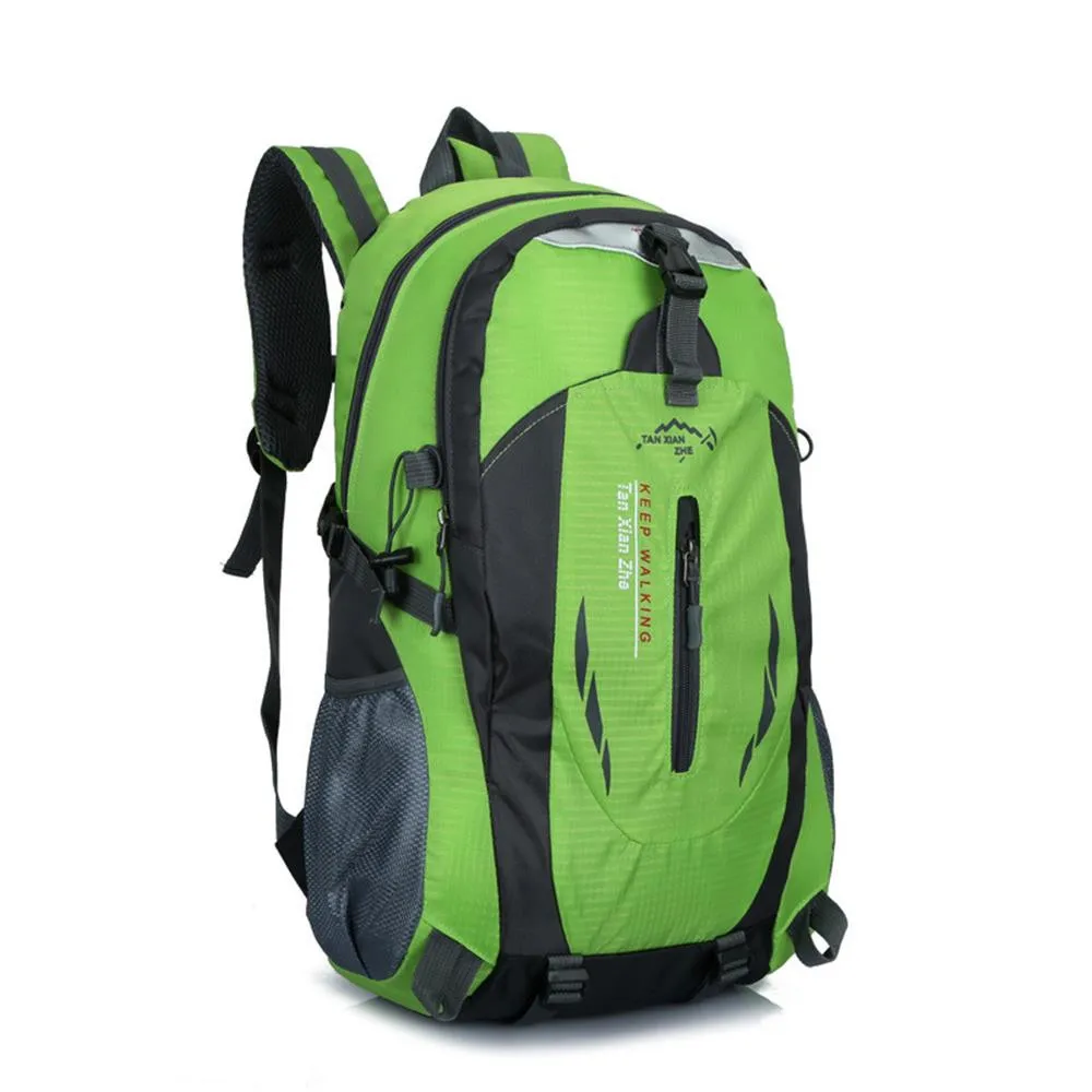 green 40L Открытый походный Кемпинг Водонепроницаемый полиэстер путешествия багаж рюкзак - Цвет: green