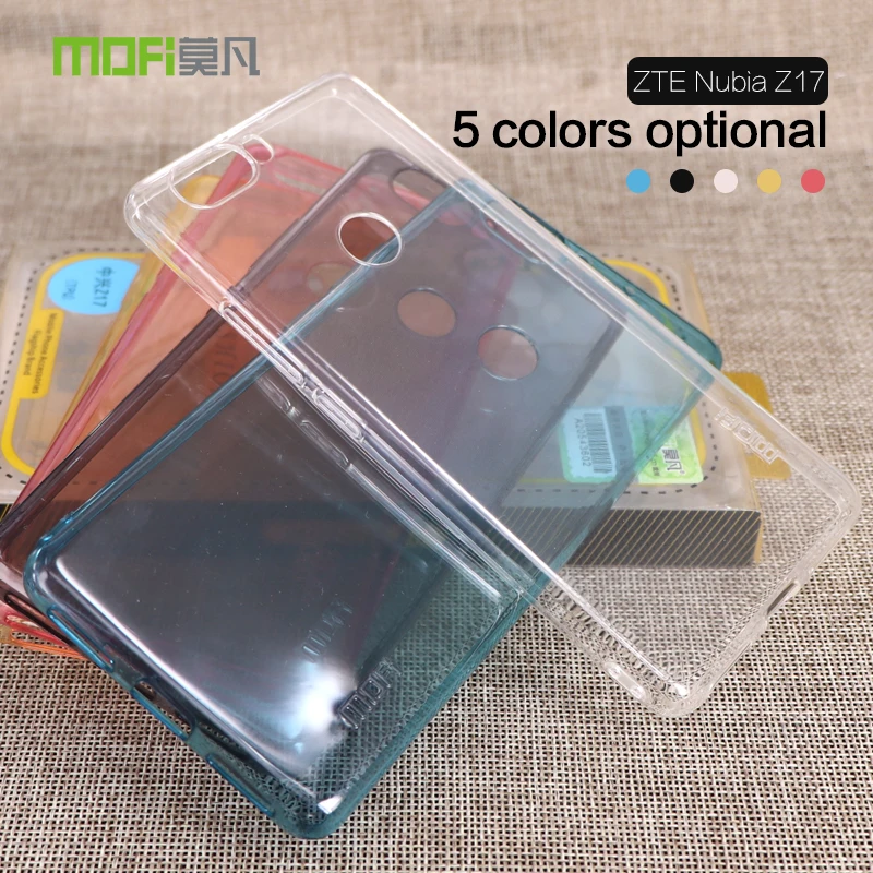 ZTE Nubia Z17 case silicon cover MOFi original TPU soft back coque phone fundas for zte nubia z17 5.5 inch |