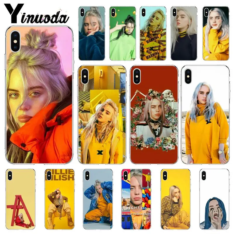 Yinuoda Billie Eilish Khalid прекрасный горячий певец звезда прибытие сотовый телефон чехол для iPhone X XS MAX 6 6s 7 7plus 8 8Plus 5 5S SE XR