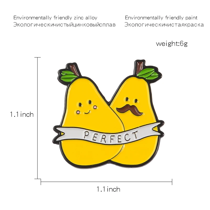 Эмалированные броши в виде милых бус Мультяшные милые булавки для одежды |