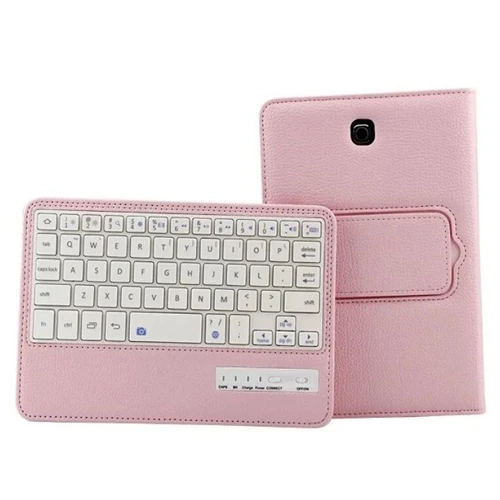 KEYBOARD COVER-PK Беспроводной Bluetooth клавиатура для samsung Galaxy Tab A 8,0 дюймов SM-T350 SM-T355 SM-P350/P355 Съемный чехол на магните - Цвет: KEYBOARD COVER-PK