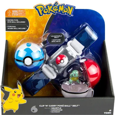 with retail box TAKARA TOMY Покемон Бульбазавр, чармандер белка супер шар с поясом Покемон фигурка модель игрушки подарки для детей - Цвет: with retail box