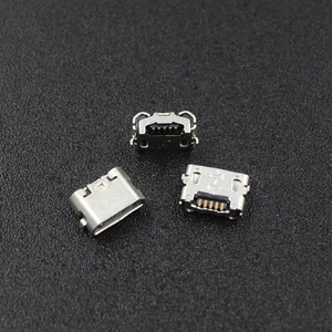 10 шт. micro USB 5-контактный разъем обратный бычий Рог зарядный порт разъем mini usb для Huawei 4X Y6 4A P8 C8817 max Lite Pro