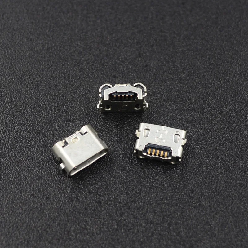 10pcs micro USB 5pin jack Reverse Ox horn Charging Port Plug socket connector mini usb For Huawei 4X Y6 4A P8 C8817 max Lite Pro |