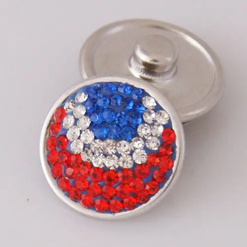 Модные пуговицы с флагом США и Великобритании 18 мм глиняные ручные защелкой для