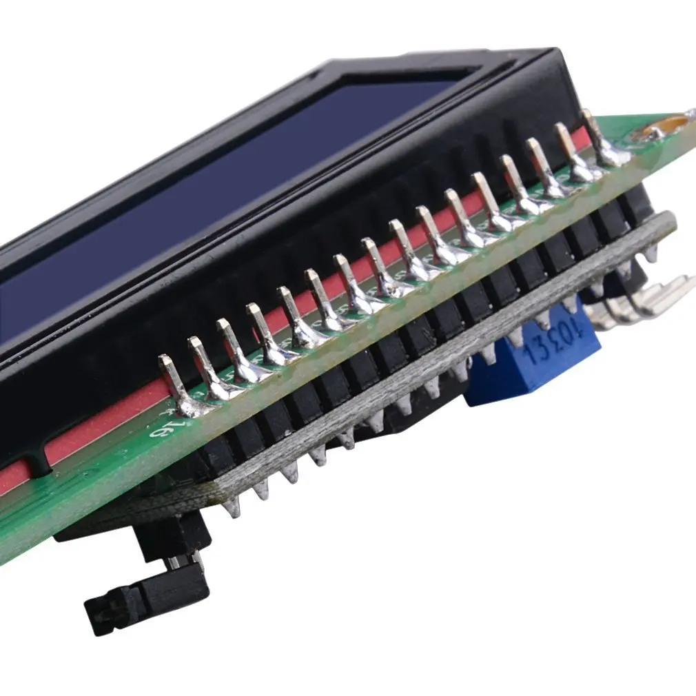 Модуль дисплея Iic/i2c/twi 1602 16x2 серийный Синий ЖК-модуль с подсветкой для Arduino Uno R3