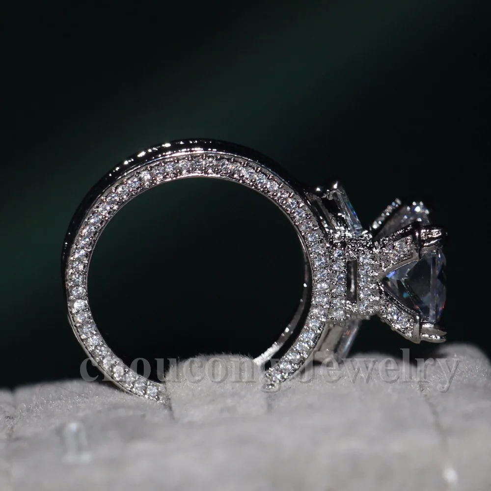 Женское и мужское ювелирное изделие choucong кольцо из стерлингового серебра 300