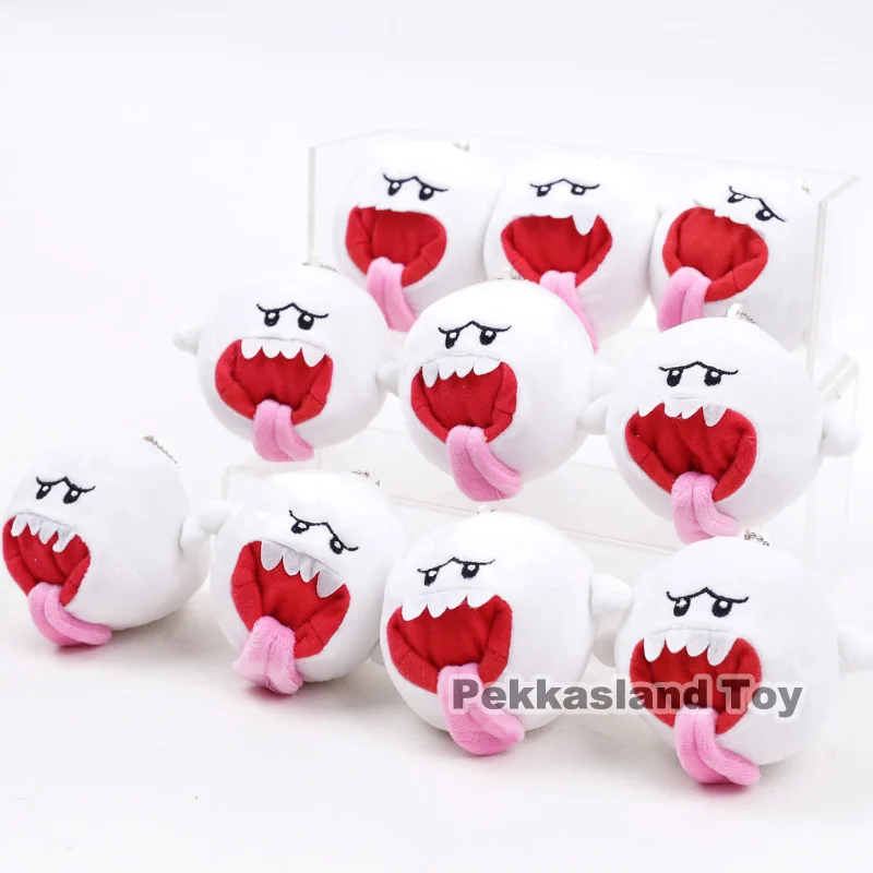 Super Mario Bros Boo/Bob Omb мини плюшевые подвески мягкие игрушки куклы
