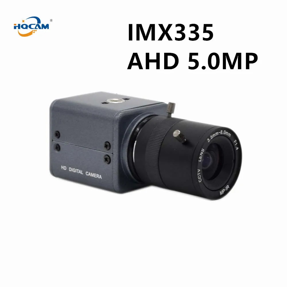 HQCAM AHD 5MP \ 4MP, TVI 5MP \ 4MP, CVI 4MP, cvbs 3,5-8 мм ручной зум-объектив sony STARVIS IMX335 промышленный модуль камеры видеонаблюдения UTC