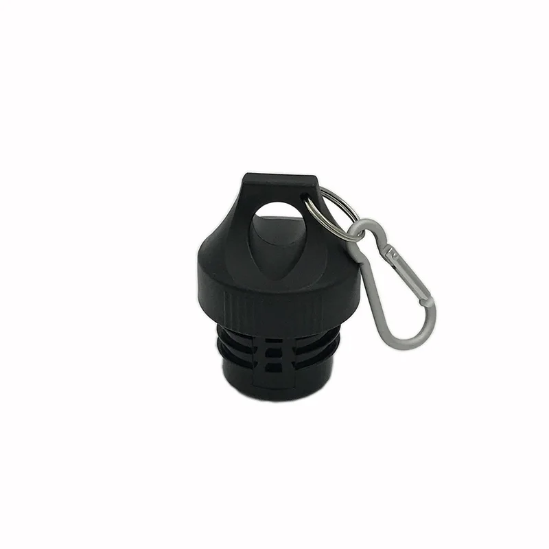 PP Lid Black Замена крышки бутылки воды из нержавеющей стали, крышка аксессуара крышки из нержавеющей стали и натурального бамбука для стандартного рта - Цвет: PP Lid Black