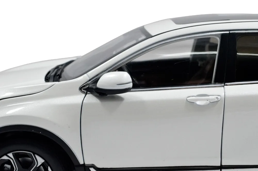 Paudi модель 1:18 1/18 масштаб Honda CR V SUV белая литая модель автомобиля Игрушечная модель автомобиля открываются двери