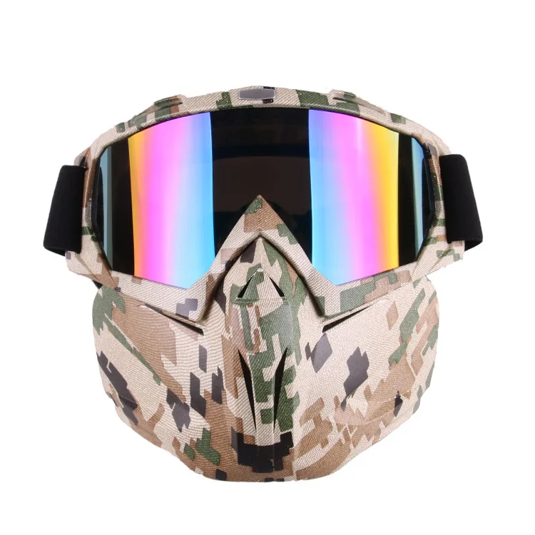 SJ Maurie 2 в 1 Schutzbrille ветрозащитные лыжные очки для сноуборда снегоходов мотокросса с