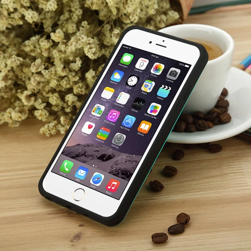 Телефон Случаях Для iphone 7 Plus 6 S Плюс 5 5S Г SE Мягкого Силикона + PC Задняя Крышка Броня