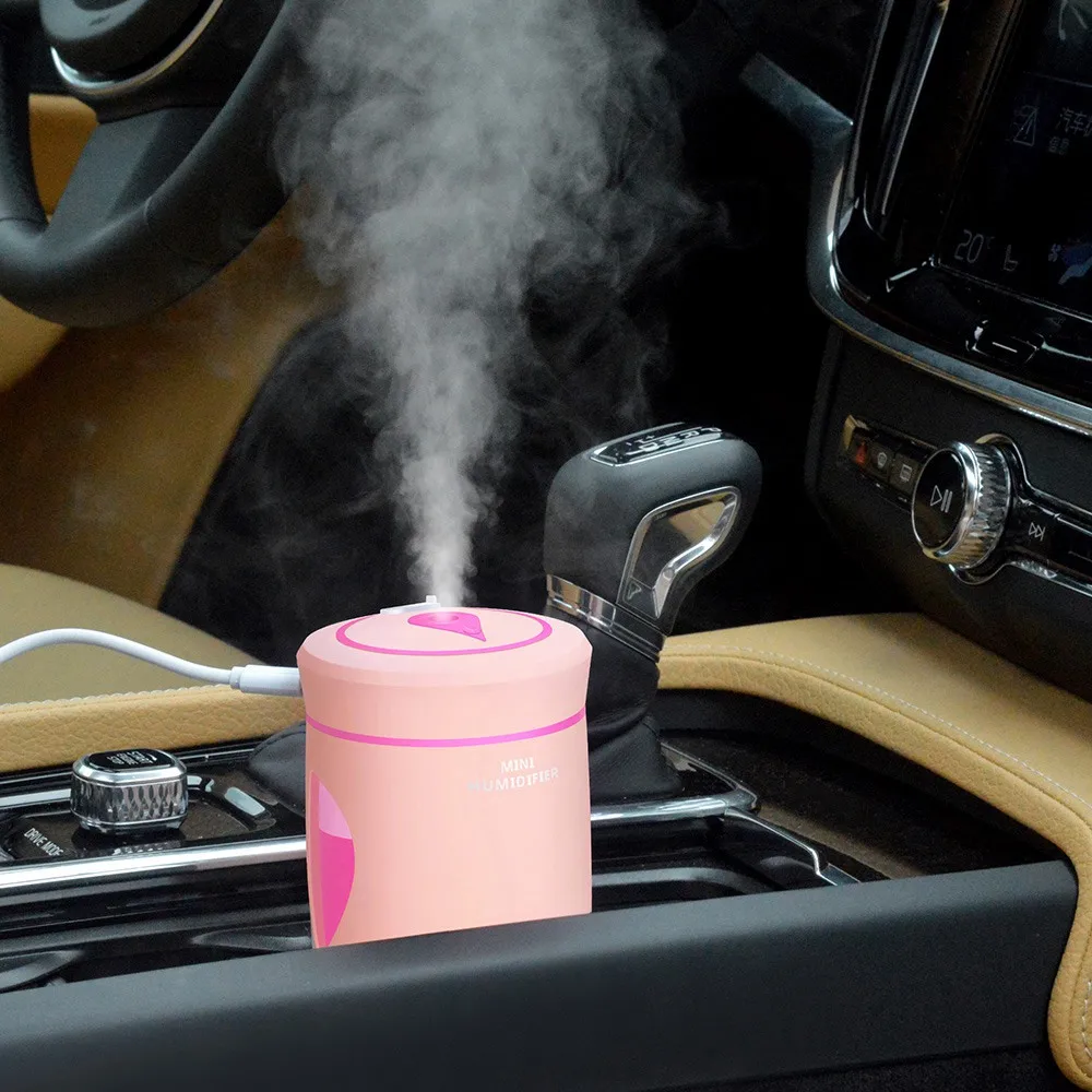 5 in 1 USB Ultrasonic Air Humidifier Portable Woodpeck Mini with LED Light and Fan Mist Maker for Home Office Car Use | Бытовая техника