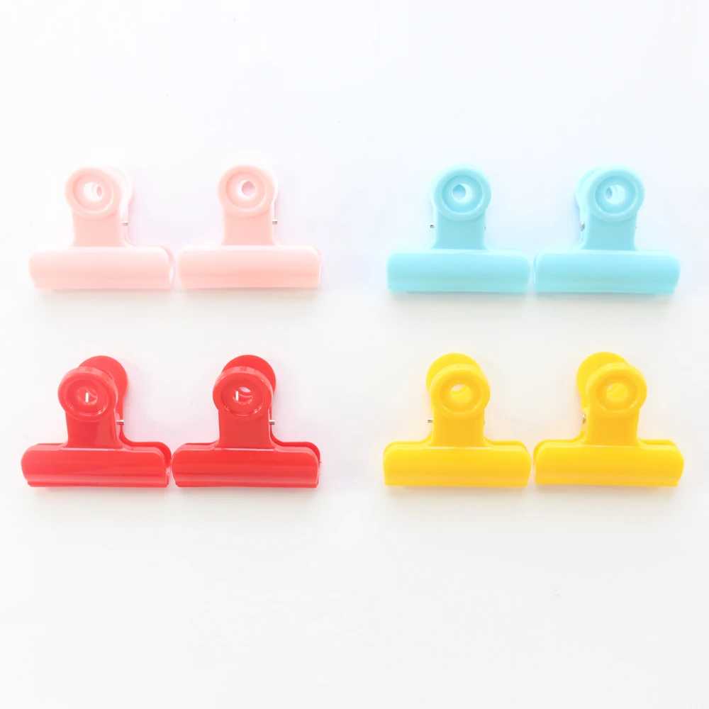 Domikee набор бумажных зажимов ярких радужных цветов для офиса школы канцелярские