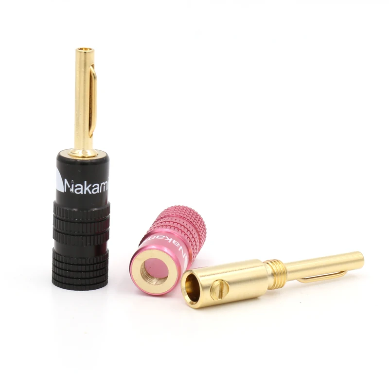 BA1434 24K позолоченный новый Nakamichi кабель для динамика разъемы типа банан|hifi plug|speaker