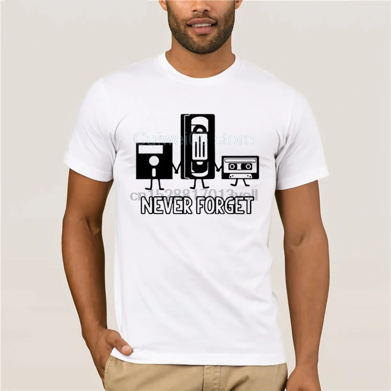 Camisetas de algod n 100 para hombre манга corta cuello redondo nunca olvides | Мужская одежда
