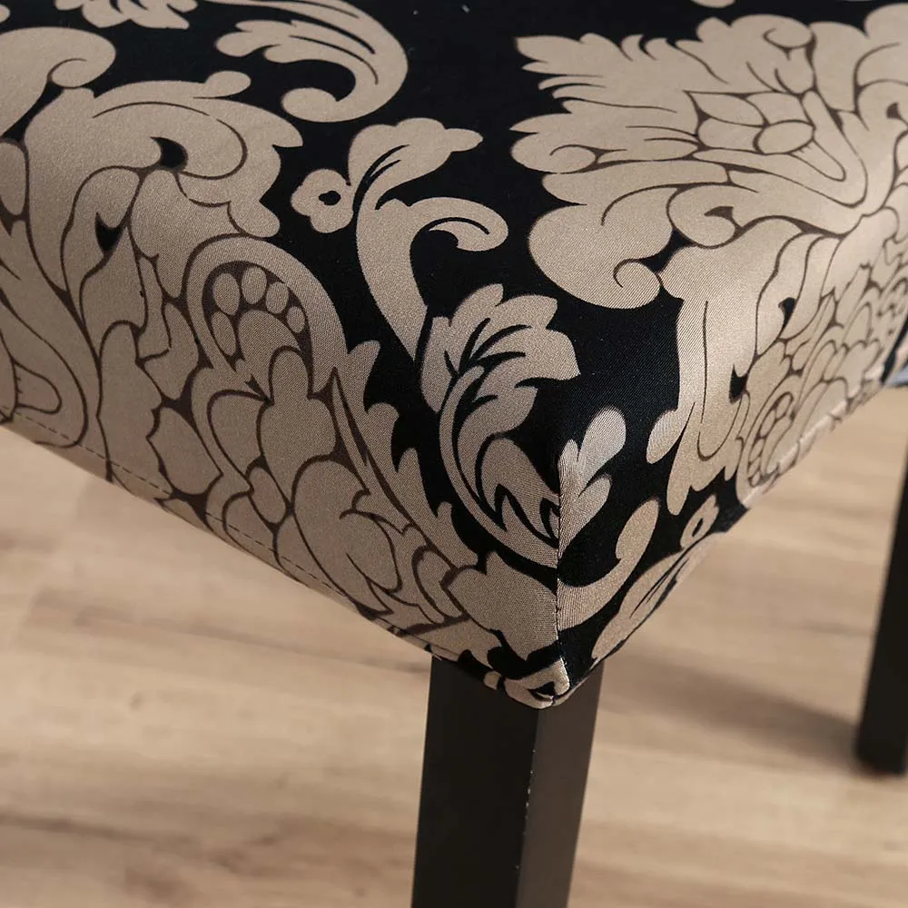 Эластичные Чехлы для обеденных стульев из спандекса современное съемное