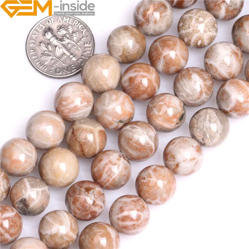

8mm 10mm AAA Grade Round Natural Red Fossil Coral Jasper Beads Loose Beads For Jewelry Making Strand 15 Inch Wholesale