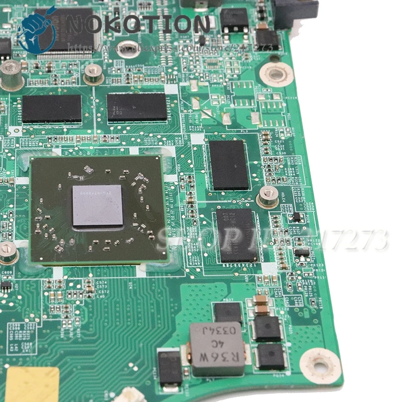 Материнская плата NOKOTION для ноутбуков Acer ASPIRE 5820 5820T 5820TG MB. Ptn06001 MBPTN06001 DAZR7BMB8E0 HM55 DDR3