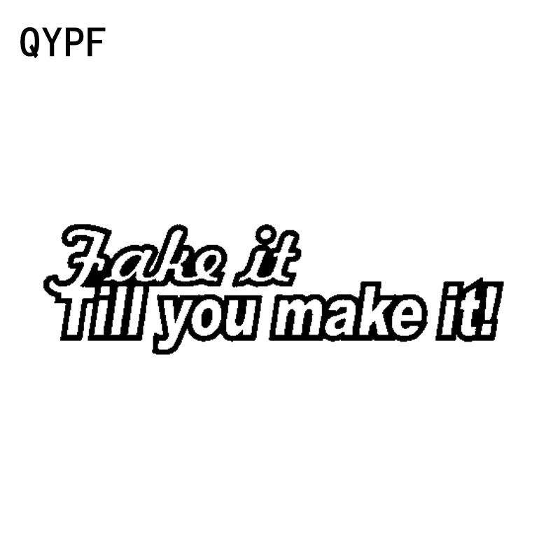 QYPF 16 8 см * 4 веселая наклейка на автомобиль черная серебристая виниловая
