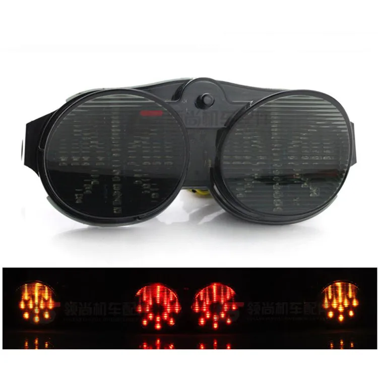 2 вида цветов в наличии Объектив Бесплатная доставка мотоцикл задний фонарь для