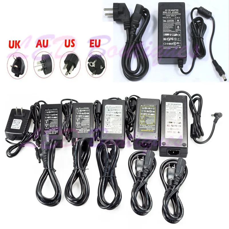 Светодиодный Питание адаптер DC5V / DC12V DC24V 1A 2A 3A 5A 7A 8A 10A для светодиодный полосы