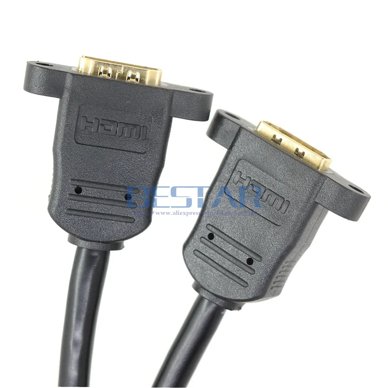 15 см HDMI 1 4 гнездовой к гнезду панельный настенный штекер с винтовым отверстием