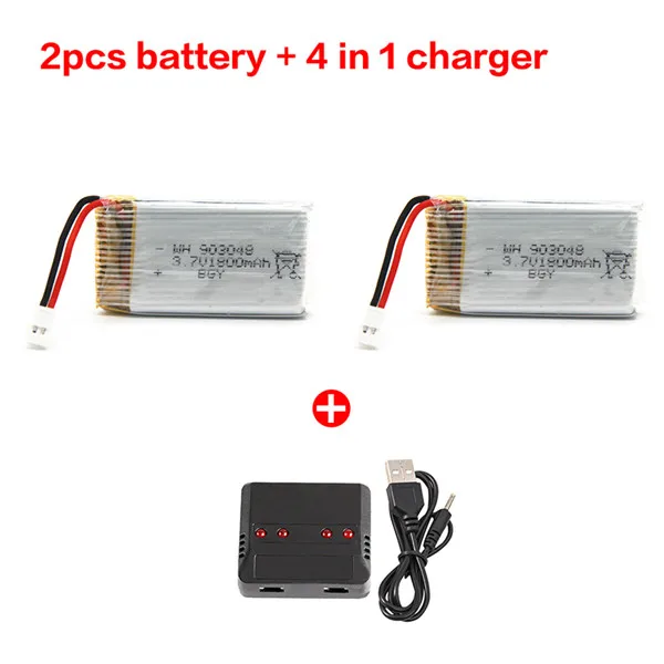 2battery 1charger KY601S Батарея 3,7 V 1800 mAh Lipo Батарея Радиоуправляемый квадрокоптер KY601S Радиоуправляемый Дрон Батарея зарядное устройство 4 в 1 игрушки аксессуары запасной Запчасти - Цвет: 2battery 1charger