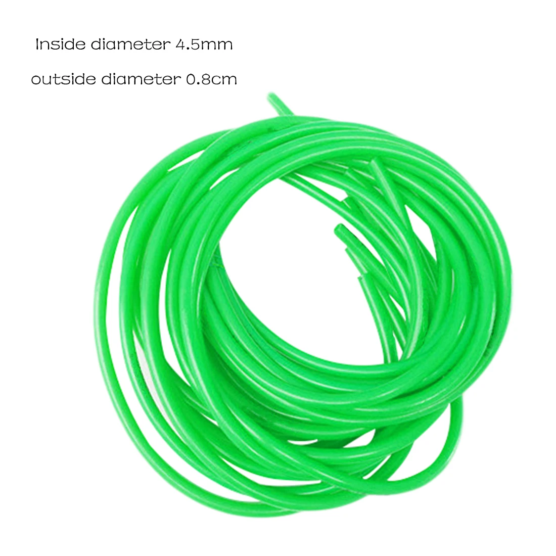 Emerald green Автомобильный мотоцикл Грязь Топливо Газ масла труба шланг линия резиновый материал бензиновая труба 1 м 8 цветов - Цвет: Emerald green