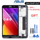 Новый 5,5 дюймовый ЖК-дисплей для ASUS Zenfone 2 ZE551 ML сенсорный экран панель дигитайзер с рамкой Zenfone 2 ZE551ML Замена Z00AD