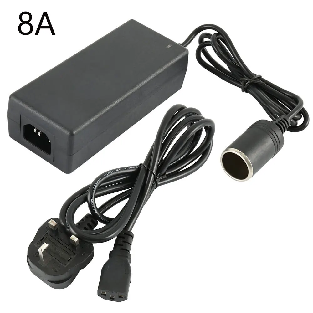 AC 100 240V К DC 12V 8A/10A зарядное устройство адаптер питания прикуриватель розетка для