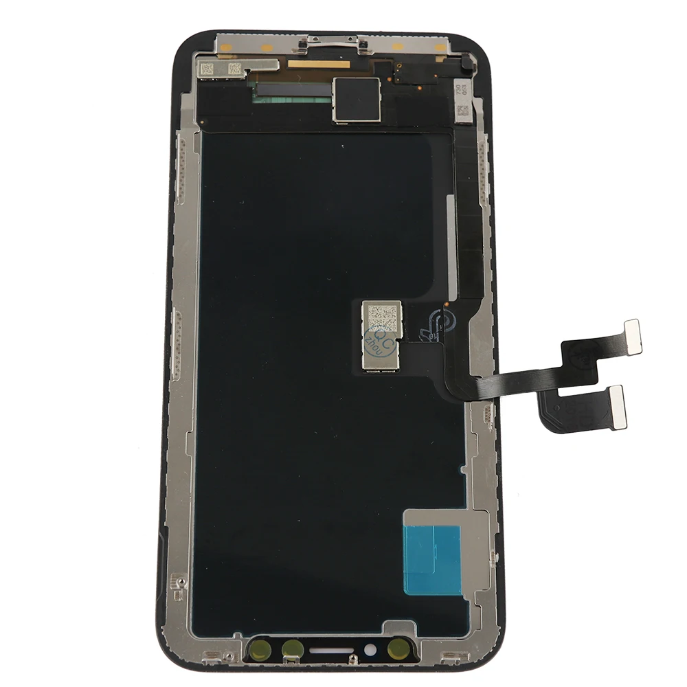 2 шт. AAA OLED Замена для iphone X OLED дисплей сенсорный экран в сборе закаленное стекло 2 шт