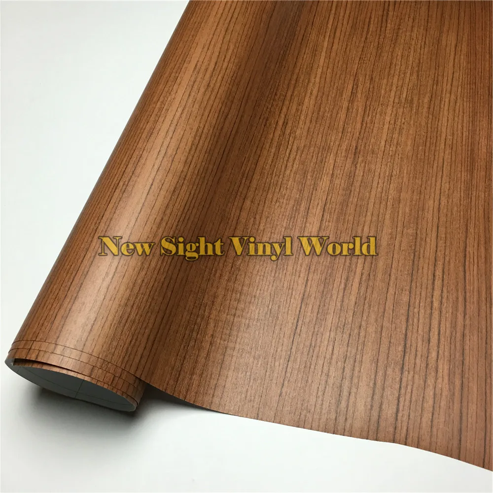 Тиковая Автомобильная деревянная самоклеющаяся пленка наклейка виниловая