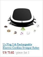 США Plug Usb перезаряжаемые электрический беспроводной робот-пылесос автоматический робот пылесосы для автомобиля Швабра для дома пол