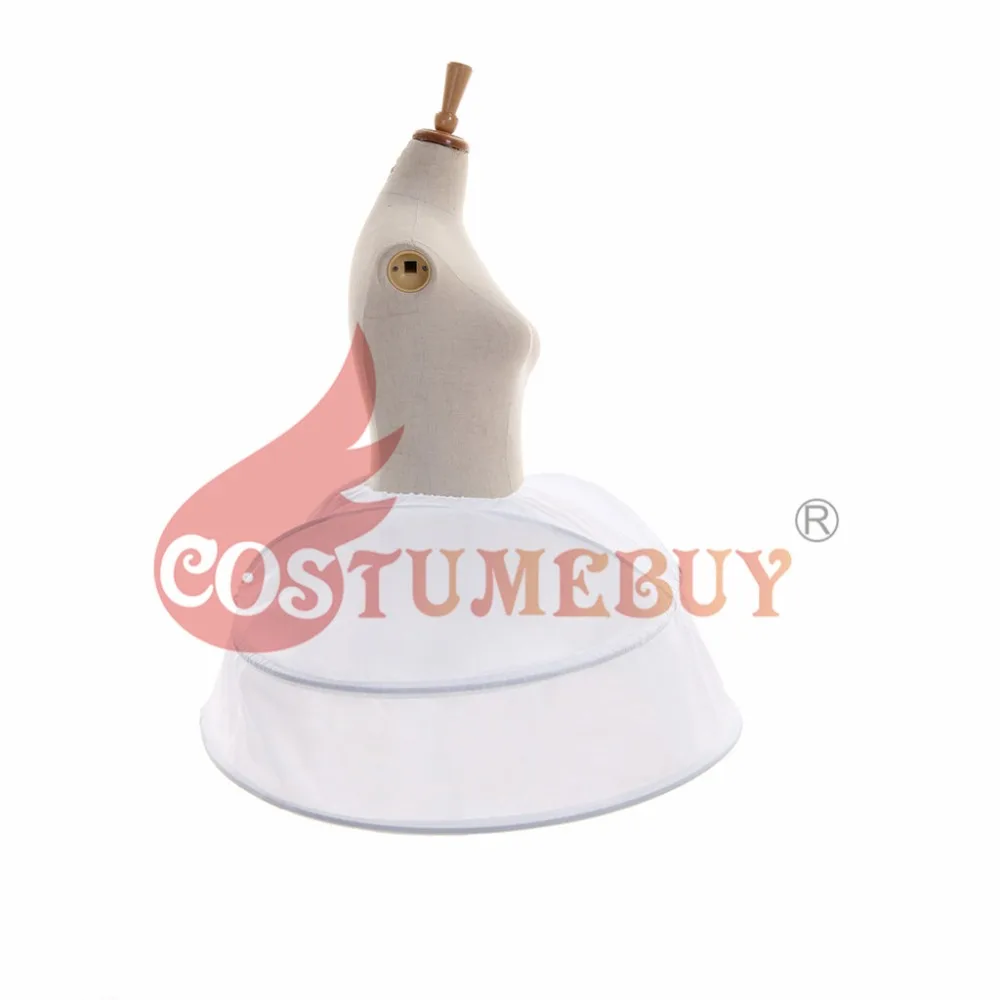 CostumeBuy винтажная рококо кринолин нижняя юбка женская средневековое викторианское клетка юбка с турнюром для бального платья Косплей