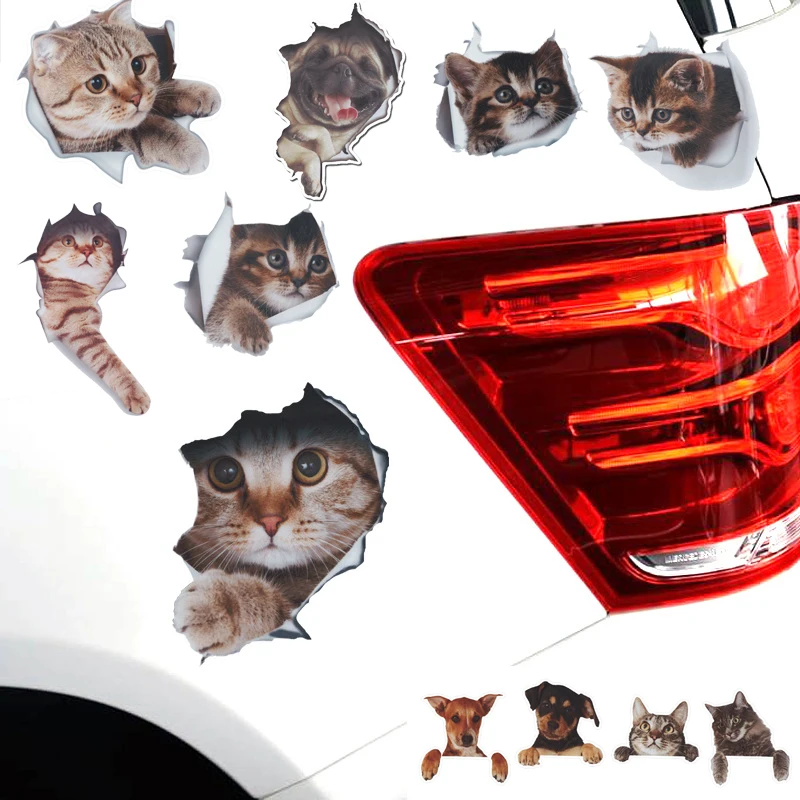 Автомобильный стикер модные автомобильные аксессуары 3D стерео аниме Забавный