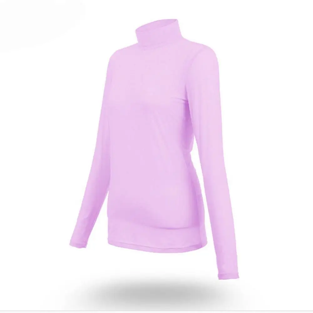 violet CRESTGOLF рубашка для гольфа женская уличная УФ Защита Солнцезащитная рубашка ледяная футболка спортивная одежда с длинным рукавом Одежда - Цвет: violet