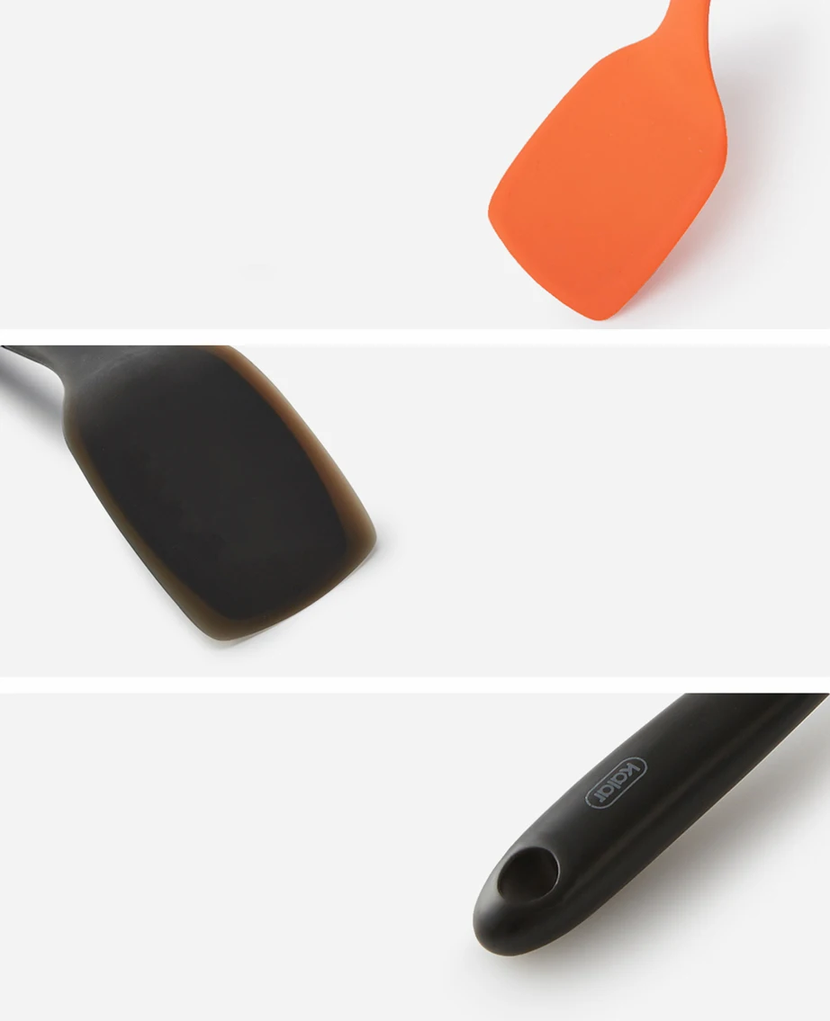 Оригинальная силиконовая гелевая ложка Xiaomi, лопатка, нержавеющая сталь, анти-обжиг, противоскользящая ручка, кухонные инструменты для приготовления пищи, посуда, Смарт