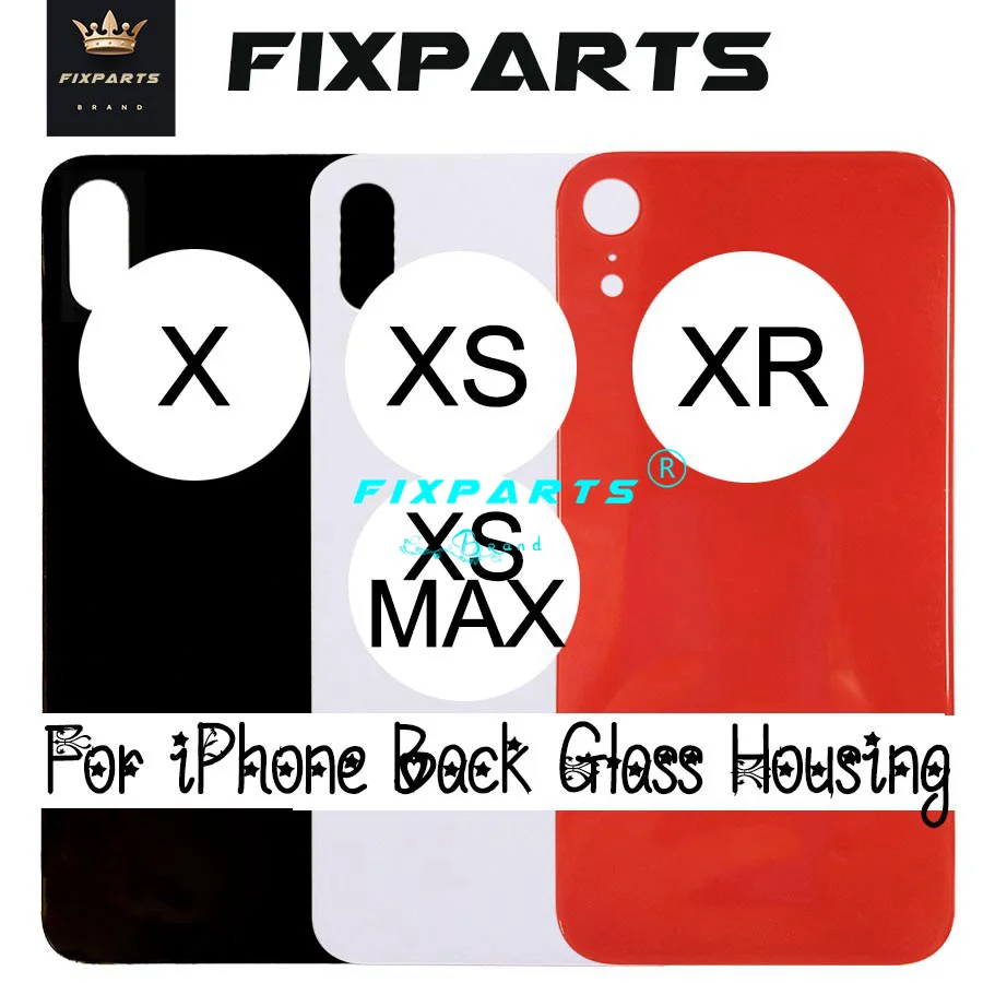 Для iPhone 10 X Задняя стеклянная крышка батареи задняя дверь XR корпус чехол для Apple iPhone XS Задняя стеклянная крышка XS MAX Замена lcd