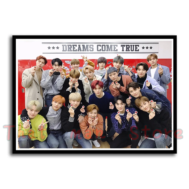 NCT 2018 в Корейском стиле постер музыкальной группы четкое изображение настенные