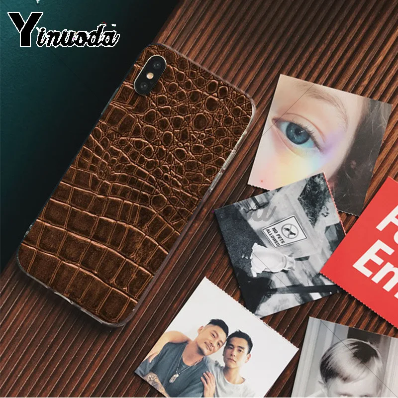 Yinuoda змеиная кожа рукоделие принт рисунок чехол для телефона чехол для iPhone X XS MAX 6 6S 7 7plus 8 8Plus 5 5S XR