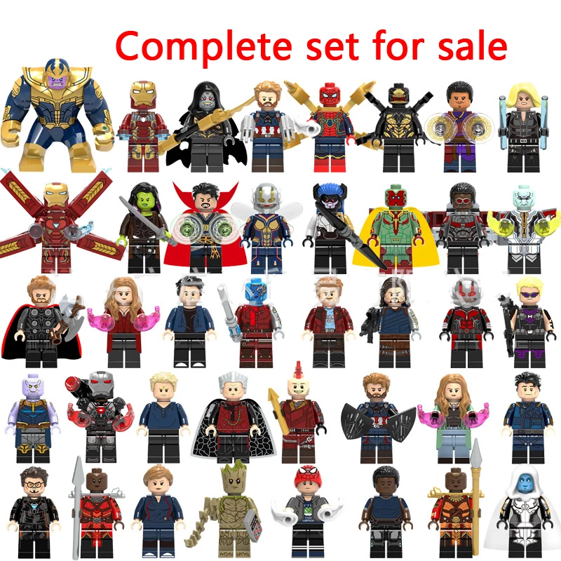 LegoINGly супер герои марвел Мстители капитан Infinity War of Galaxy Железный человек Человек