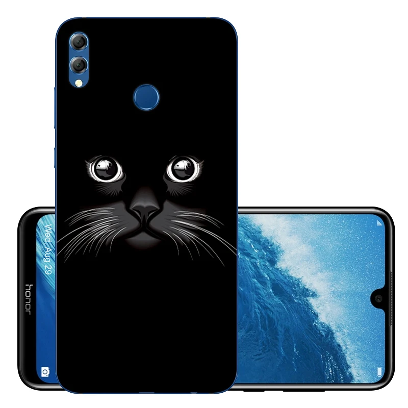 CaseRiver чехол для Huawei Honor 8X силиконовый мягкий 6 5 дюйма из ТПУ чехлы телефонов задняя