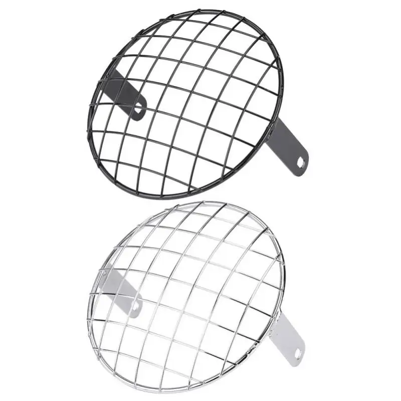 Мотоциклетный сетчатый чехол для передних фар Универсальное крепление сбоку 7