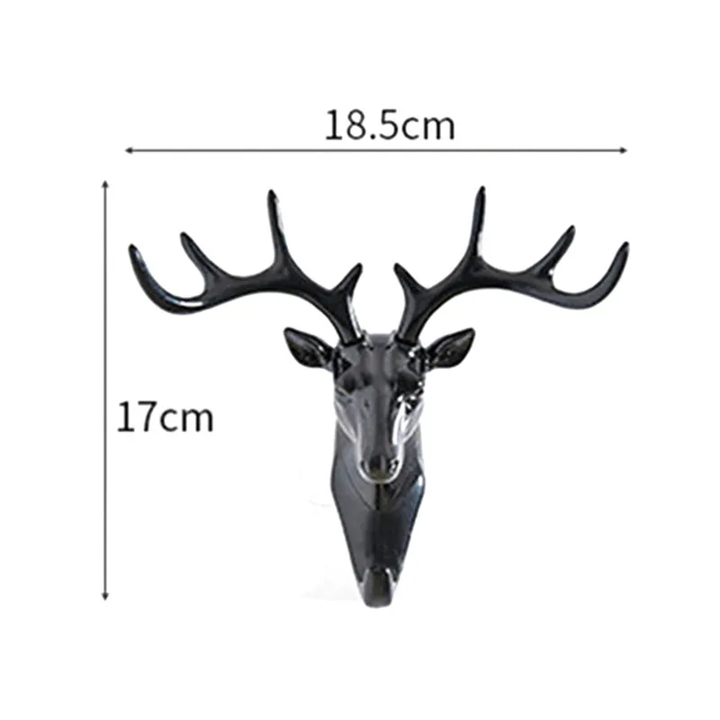 Креативный подвесной крючок для головы оленя рога моделирования отделка стен и