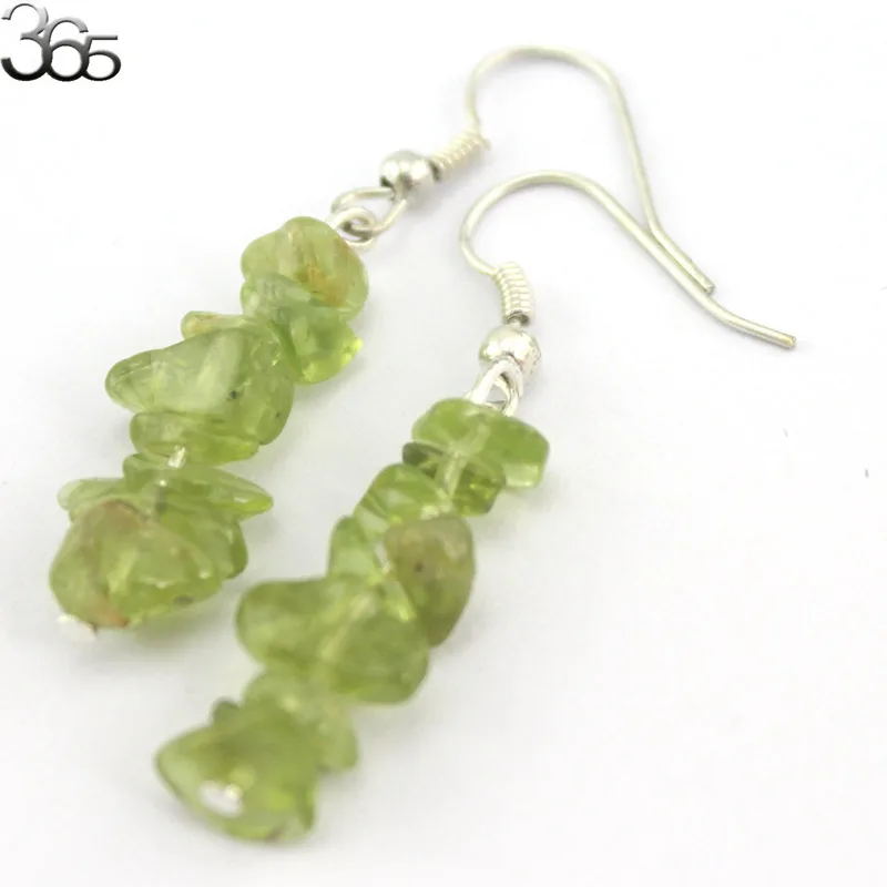 Free Shipping Beautiful Jewelry Hook Semi Precious Natural Genuine Gems Stone Chips Chip Woman Earrings | Украшения и аксессуары