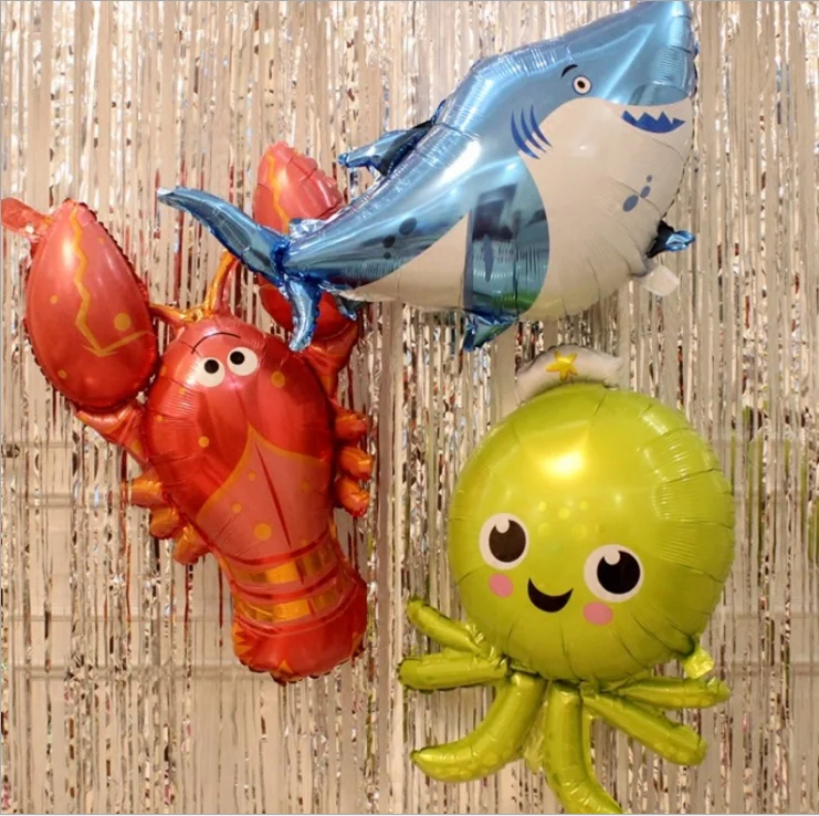FANLUS Лобстер фольги Воздушные шары Игрушка морские животные воздушный шар из майлара украшения для праздника